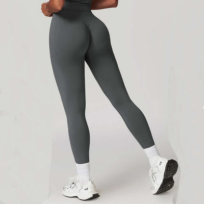 Seamless Yoga Leggings High Waist Ribbed Yoga Pant Fitness Gym Tights Women Butt Lift Workout Sports Leggings Push up Running
