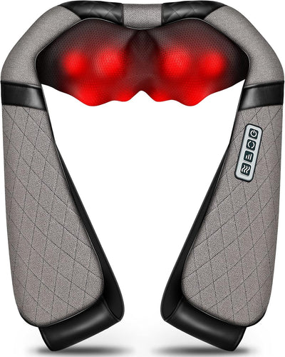 3D Heated Neck And Back Massager Pillow