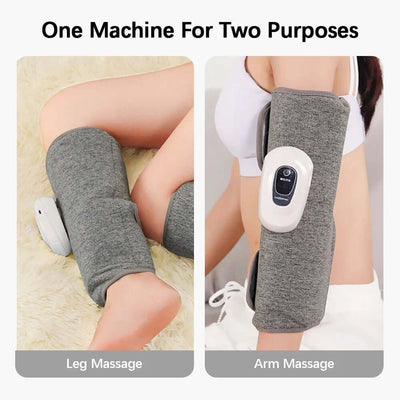 Smart Leg Massage 3 Modes Vibration Leg Air Compression Massager Wireless Electric Air Compress Foot Air Pressure Massage