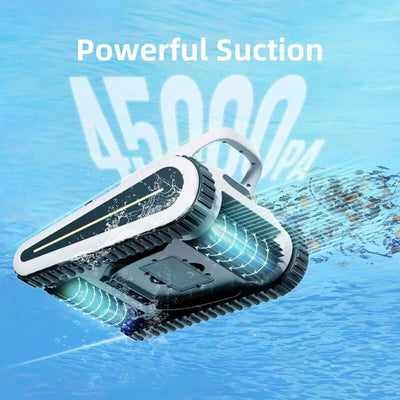 Pool Vacuum for Inground Pools, Cordless Robotic Pool Cleaner, Pool Vacuum with Upgraded Triple-Motor, Wall Climbing