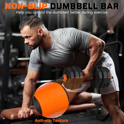 44LB 4-in-1 Dumbbell Set