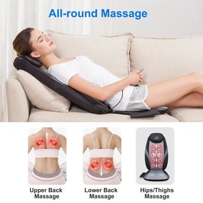Heated Back Massager Seat Cushion