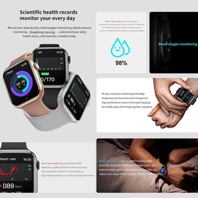 Watch 9 GPS Track Smart Watch Men Woman Heart Rate Body Temperature Bluetooth Call Waterproof Sports Smart Watch for Android Ios