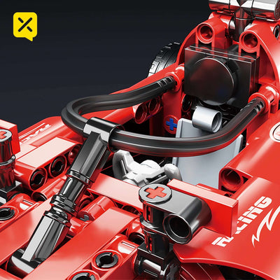 Toylinx 1/18 455PCS F1 RC Race Cars Sets MOC Remote Building Blocks Control Car Christmas Halloween Kits Building Toys for Kids