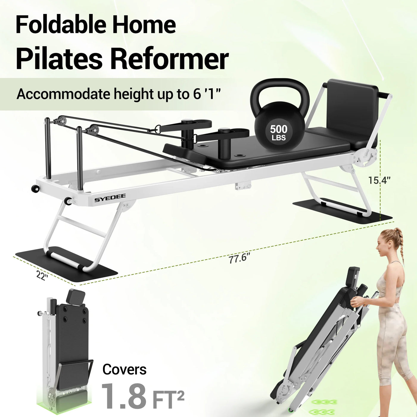 Foldable Pilates Reformer