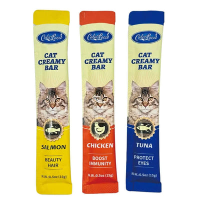 Cat Food OEM ODM Wet Pet Food Cat Treats Creamy Bar High Protein Pet Supplement15G*4