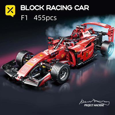 Toylinx 1/18 455PCS F1 RC Race Cars Sets MOC Remote Building Blocks Control Car Christmas Halloween Kits Building Toys for Kids