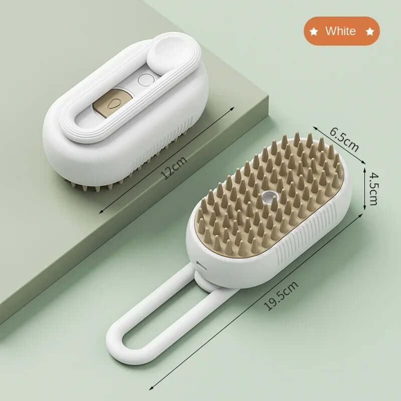 3 in 1 Pet Brush Cat Steam Brush Pet Cleaning Spray Comb Brush for Massage Pet Grooming Removing Tangled and Loose Hair