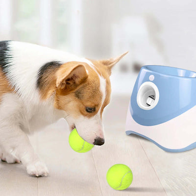 Mini Tennis Throwing Pinball Machine Ball Launcher Dog Dog Tennis Automatic Launcher Dogs Ball Catapult Pet Interactive