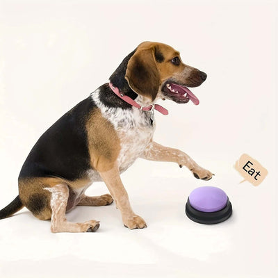 4Pcs/Set Pet Recording Button, Pet Training Buzzer, Pet Toy, Pet Supplies, without Battery. Dog Snuffle Mats Stuff for Dogs Dog