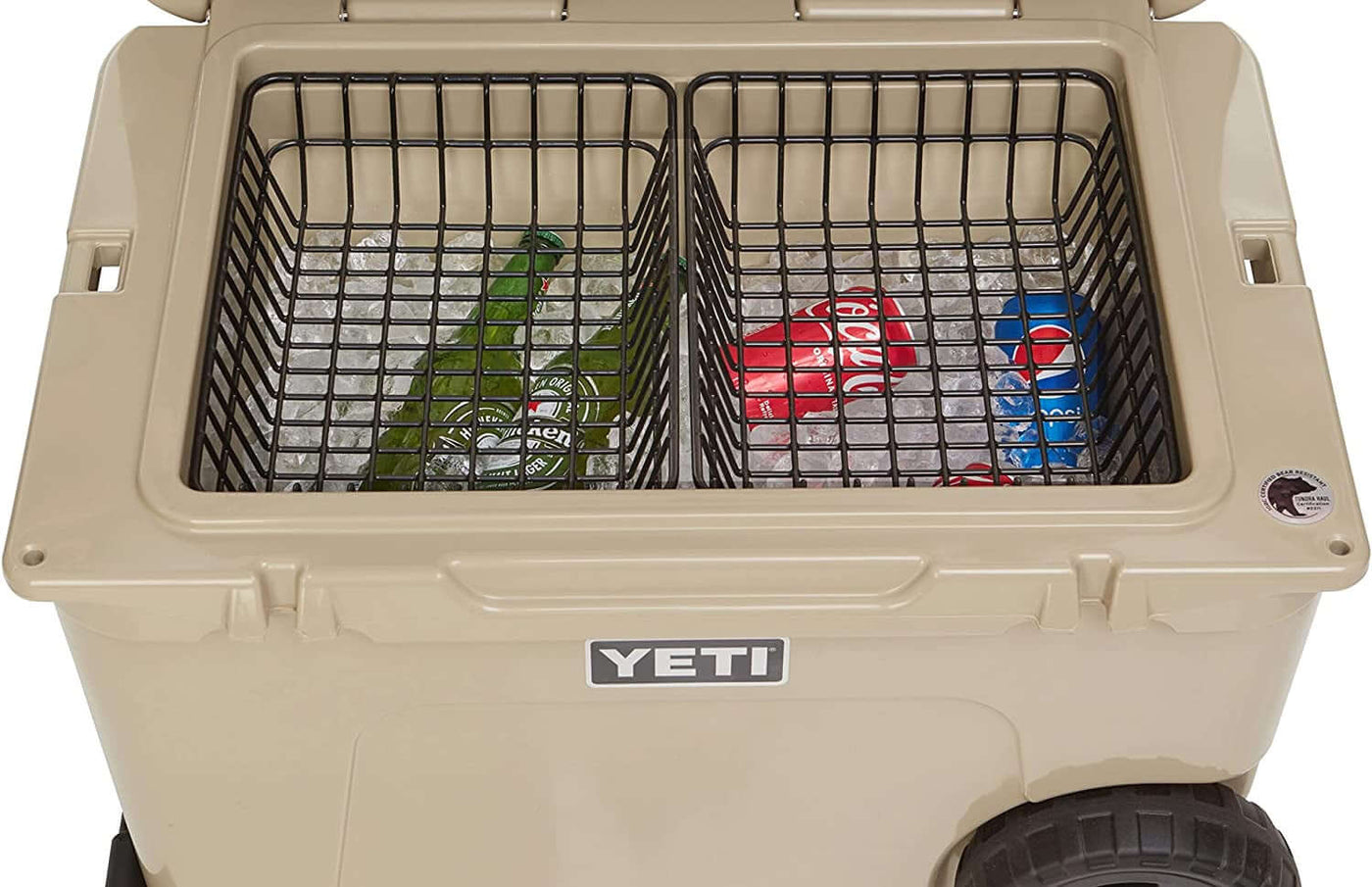 2-Pack Cooler Basket for YETI Tundra Haul, Double Cooler Rack