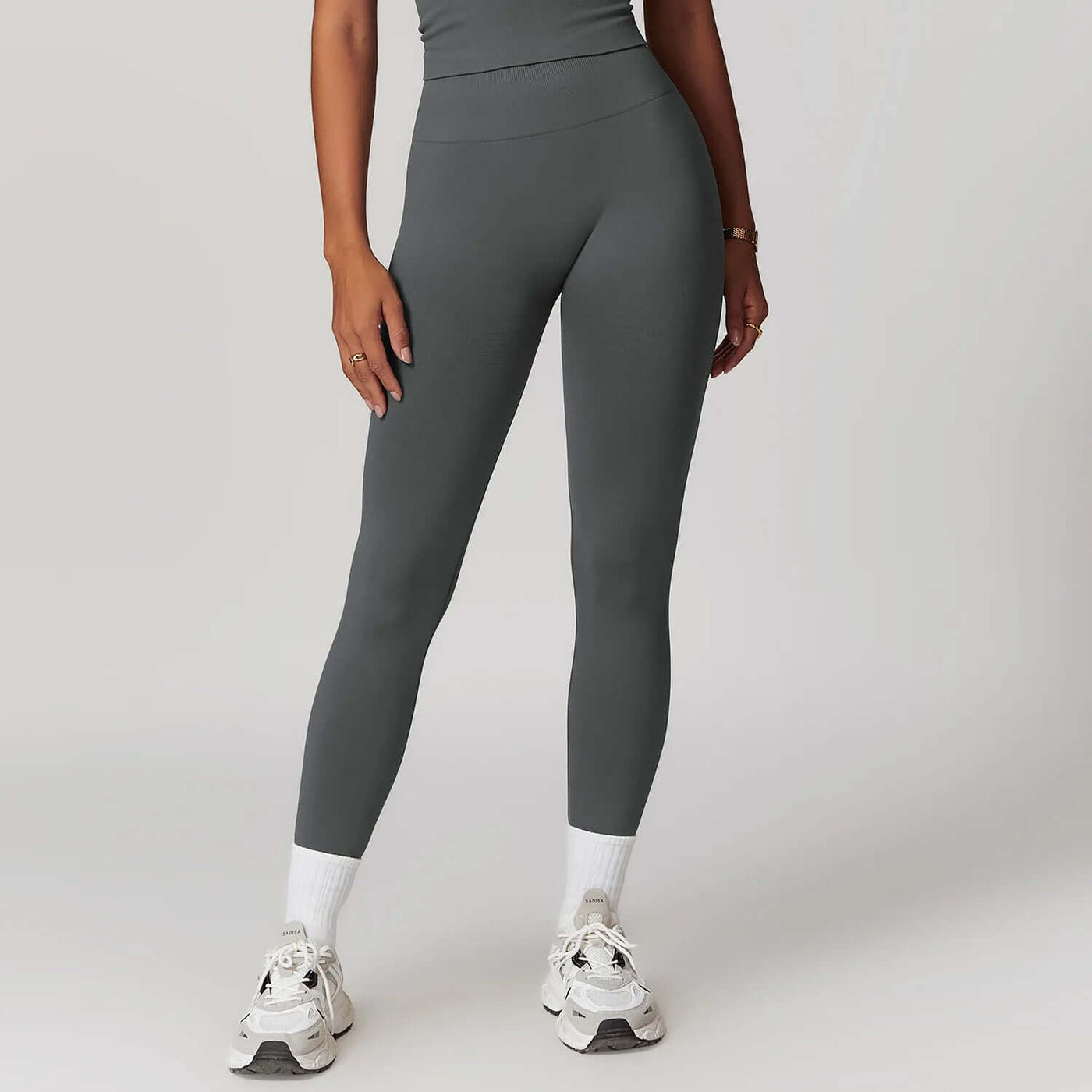Seamless Yoga Leggings High Waist Ribbed Yoga Pant Fitness Gym Tights Women Butt Lift Workout Sports Leggings Push up Running