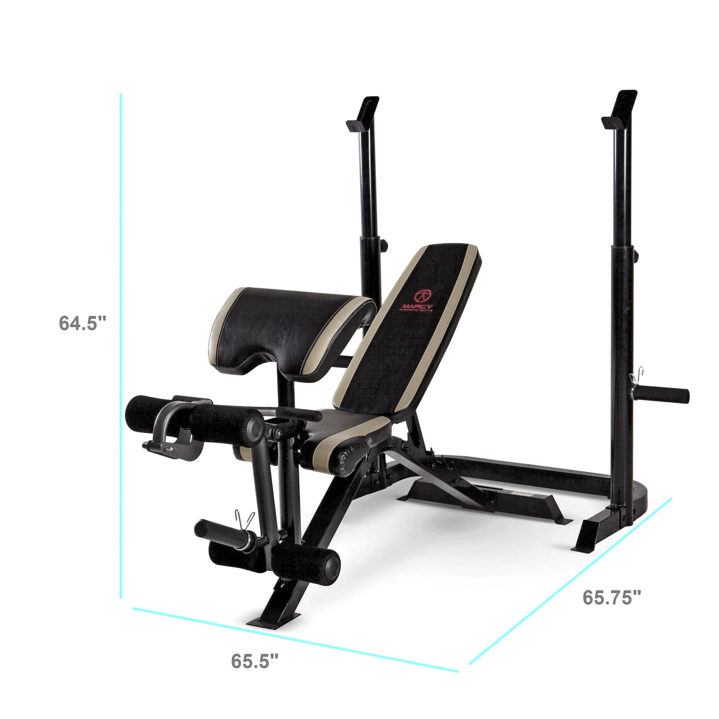 2-Piece Home Gym Weight Bench