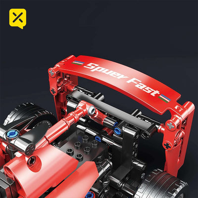 Toylinx 1/18 455PCS F1 RC Race Cars Sets MOC Remote Building Blocks Control Car Christmas Halloween Kits Building Toys for Kids
