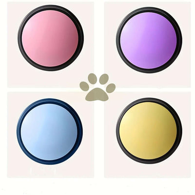 4Pcs/Set Pet Recording Button, Pet Training Buzzer, Pet Toy, Pet Supplies, without Battery. Dog Snuffle Mats Stuff for Dogs Dog