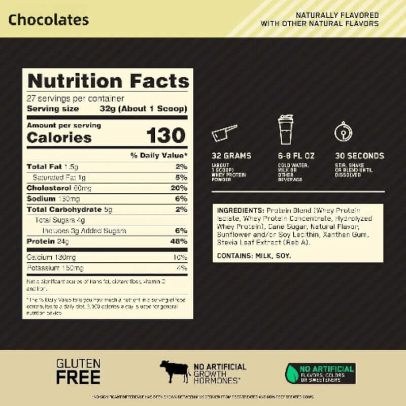 Certified Products Fuels Muscles for Productive Workouts Whey Protein Powder