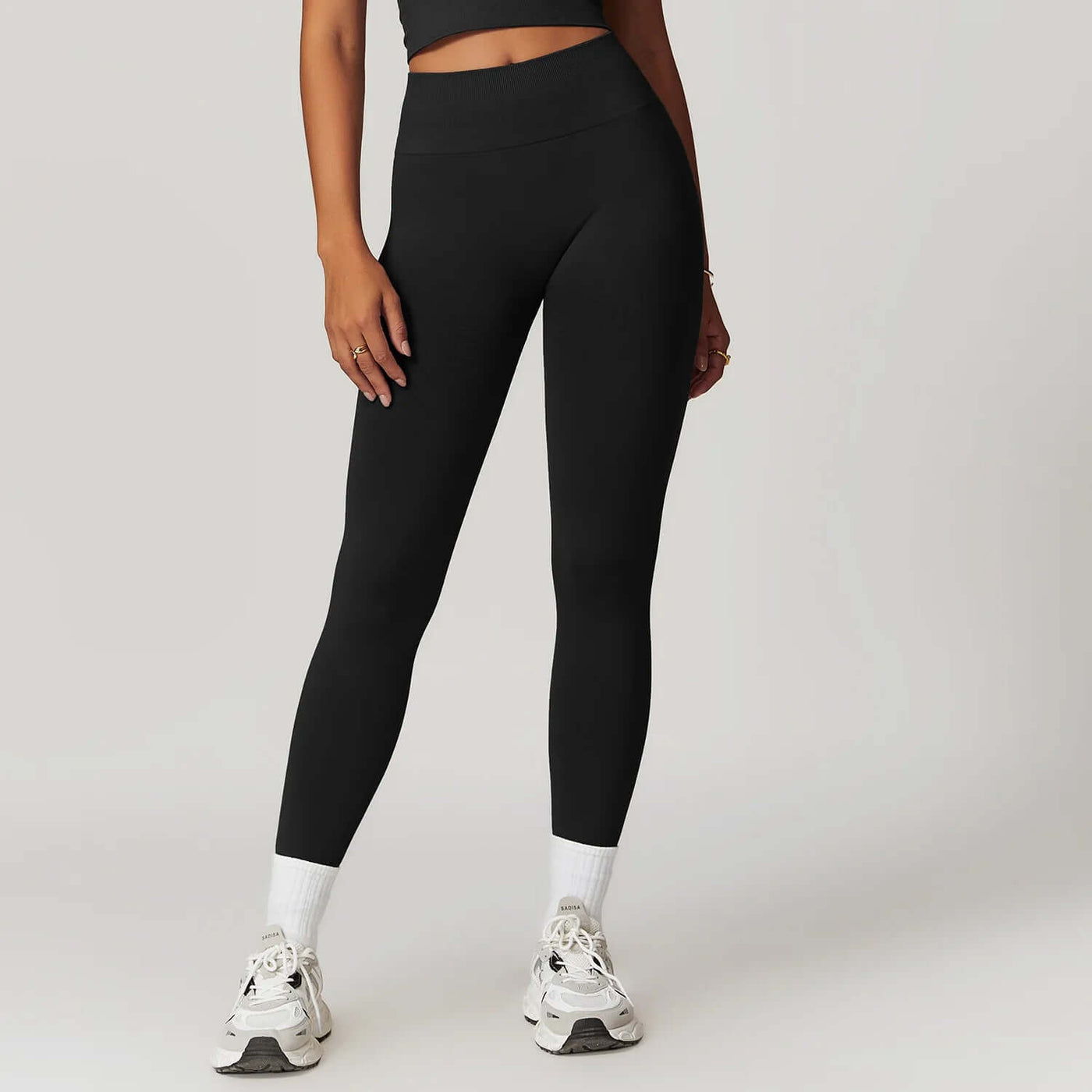 Seamless Yoga Leggings High Waist Ribbed Yoga Pant Fitness Gym Tights Women Butt Lift Workout Sports Leggings Push up Running