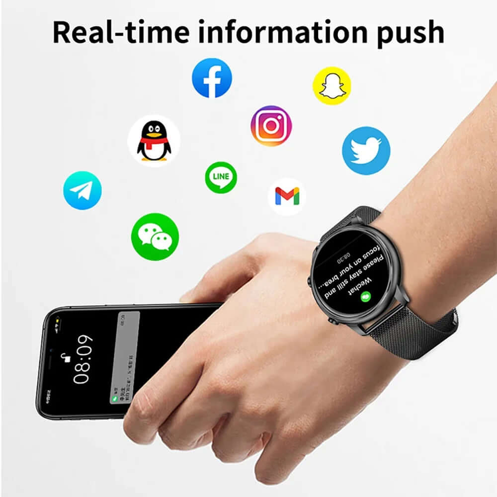 Smartwatch for Android and Iphone, 1.39-Inch Fitness Tracker with Bluetooth (Answer/Make Calls) for Men and Women, Alloy Black