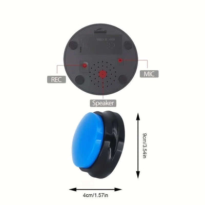 4Pcs/Set Pet Recording Button, Pet Training Buzzer, Pet Toy, Pet Supplies, without Battery. Dog Snuffle Mats Stuff for Dogs Dog