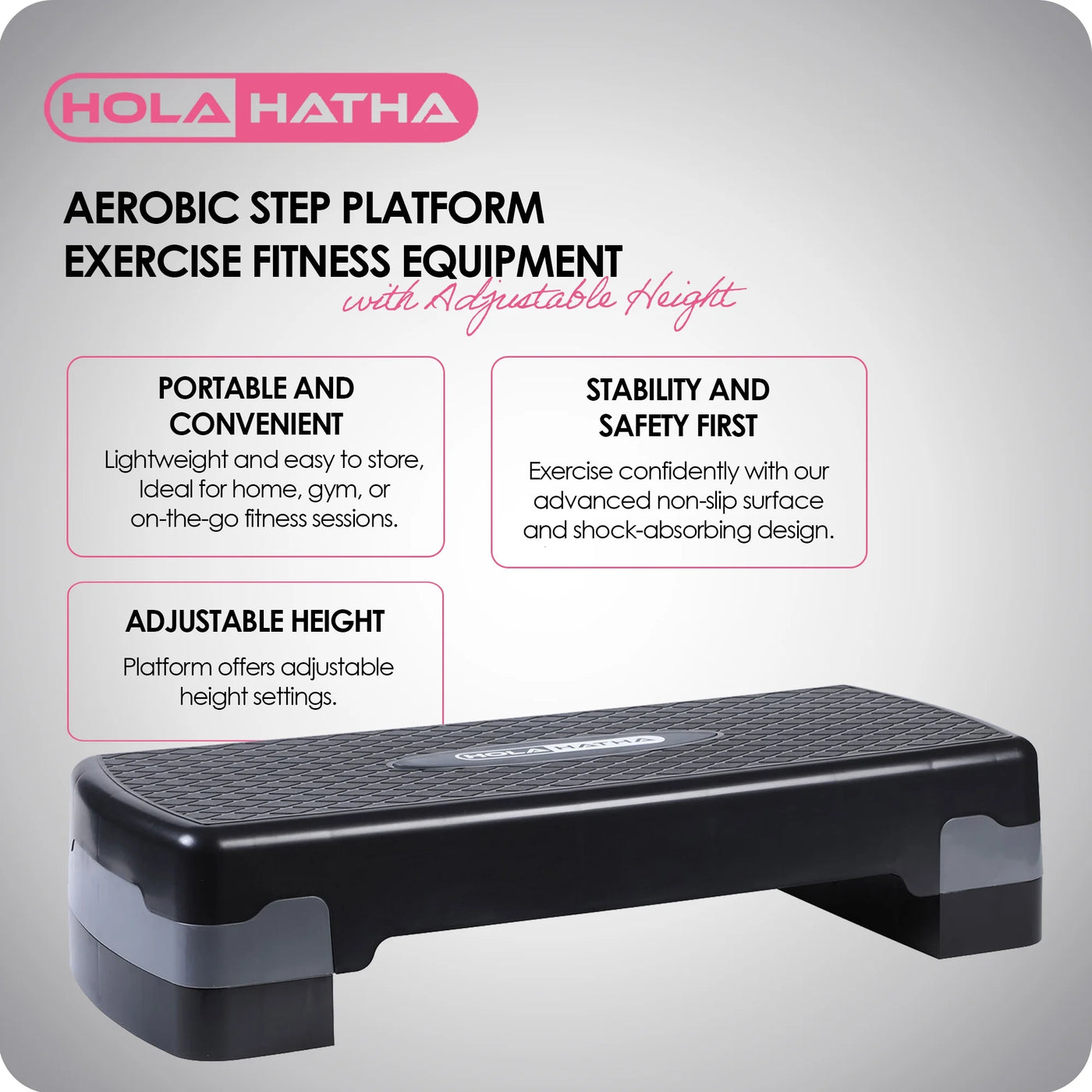 Adjustable Aerobic Step Platform