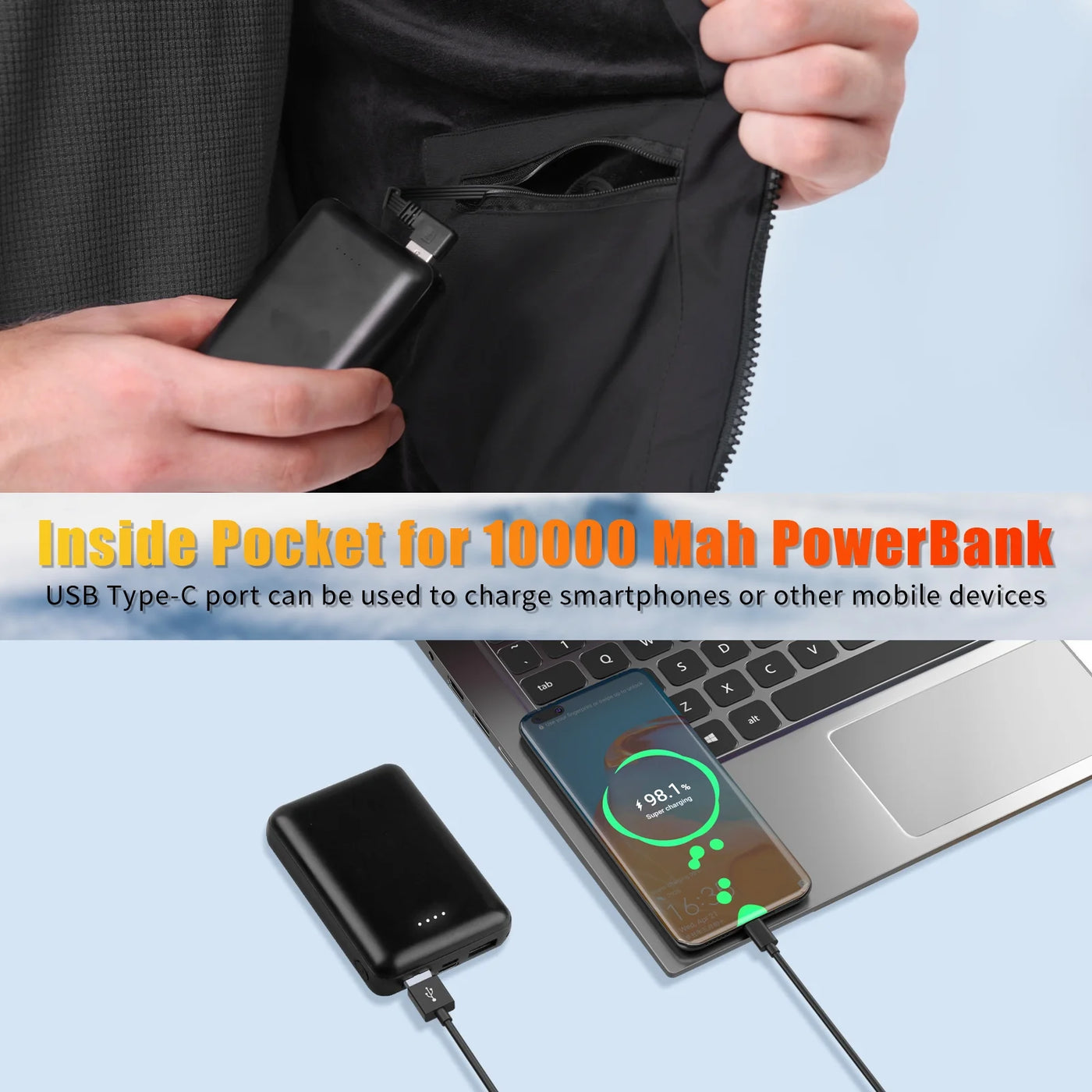 Heated Vest With Hood