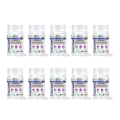 Natural Height Growth Maximizer for Kids, Teens, & Adults Vitamin D & Calcium Increase Peak Height Booster Bone Strength Pills