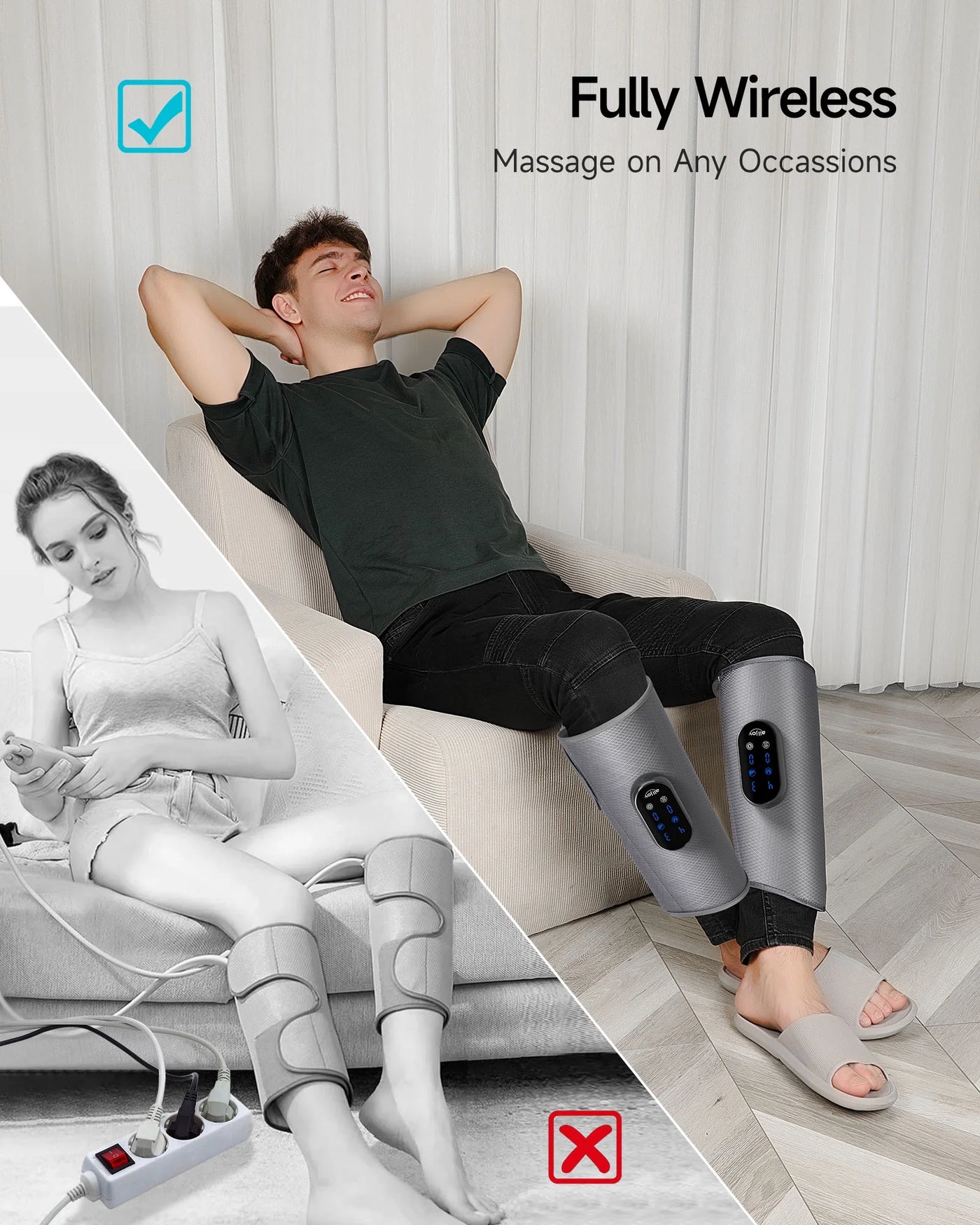 Alljoy Cordless Leg Massager