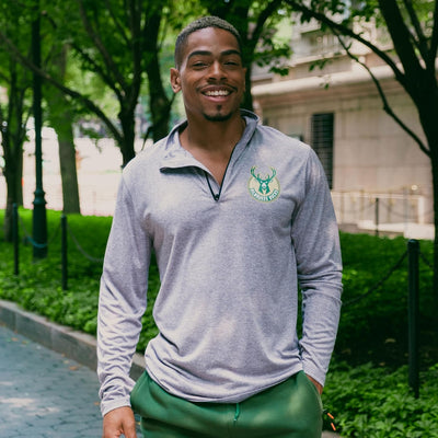 NBA Mens Zip Pullover Long Sleeve