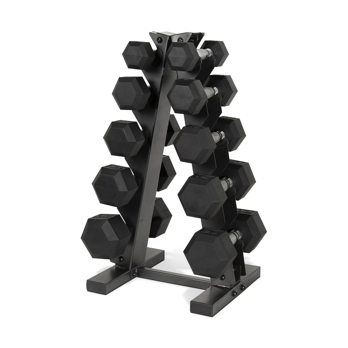 150LB Hex Dumbbell Set