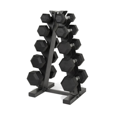 150LB Hex Dumbbell Set