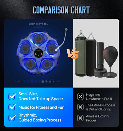 Wall-Mounted Music Boxing Trainer