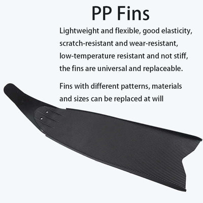 Professional Scuba Diving Long Fins Lightweight Flippers Water Sports Beach Shoes Snorkeling Freediving Spearfishing Hunting