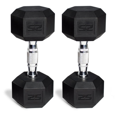 150LB Hex Dumbbell Set