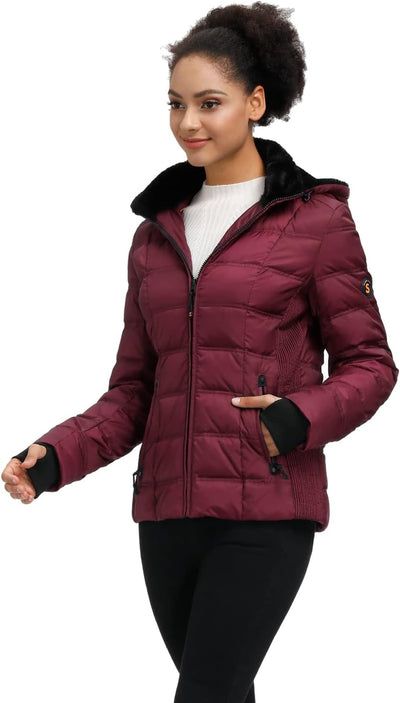 Womens Down Puffer Jacket