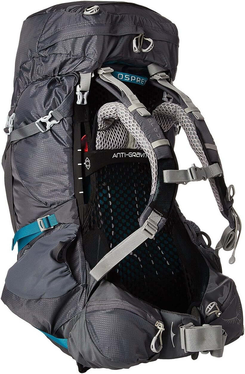 Aura AG 50L Women'S Backpacking Backpack, Vestal Grey, X-Small