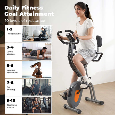 3-in-1 Folding Recumbent Bike