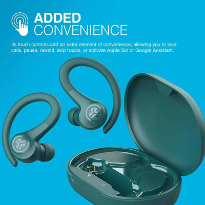 Go Air Sport Bluetooth Earbuds, True Wireless with Charging Case