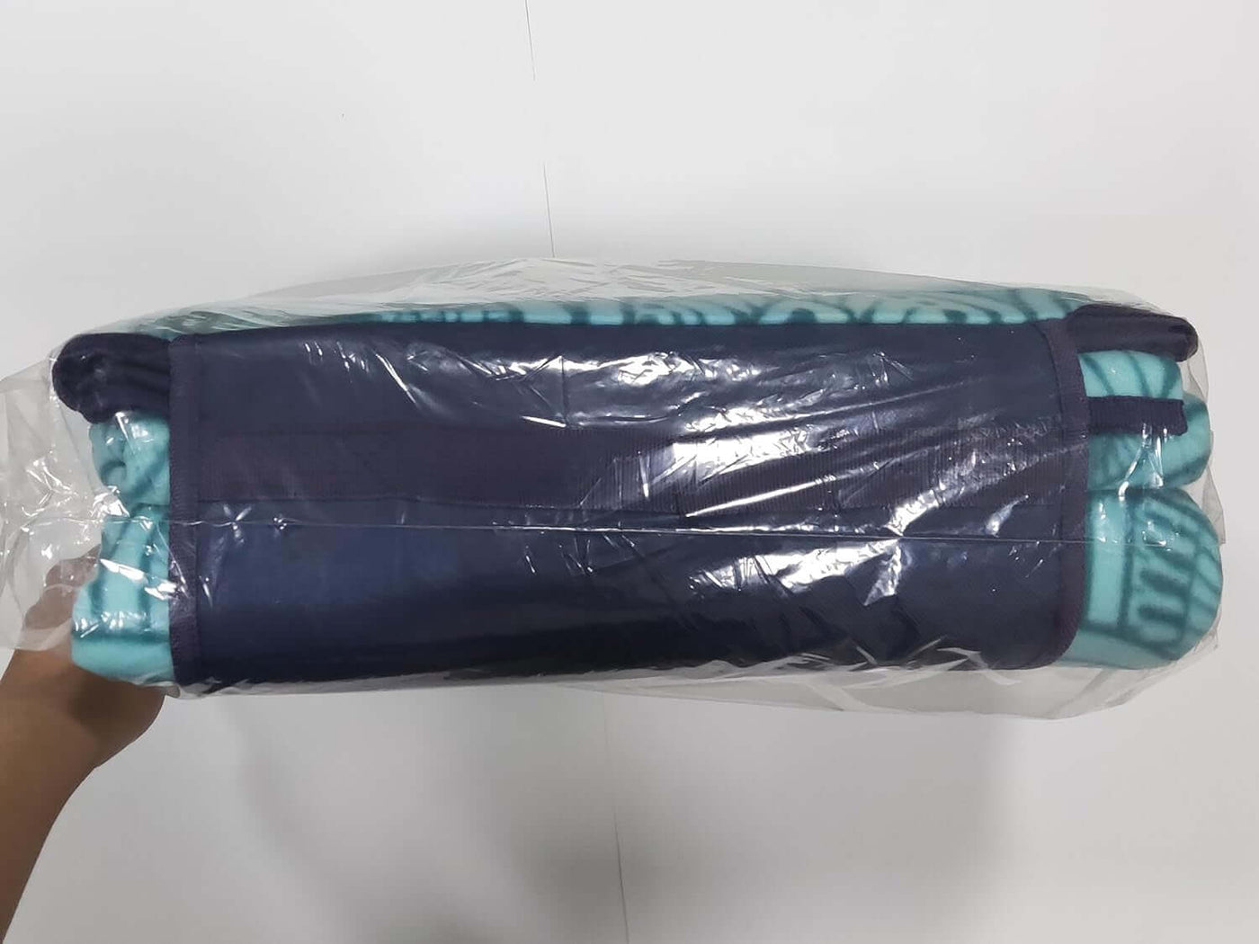 Picnic Blanket - Waterproof, Foldable, Sandproof - 79"X79" Concert, Beach, Yard, Outdoor Grass Blanket - Large (Peacock Blue)
