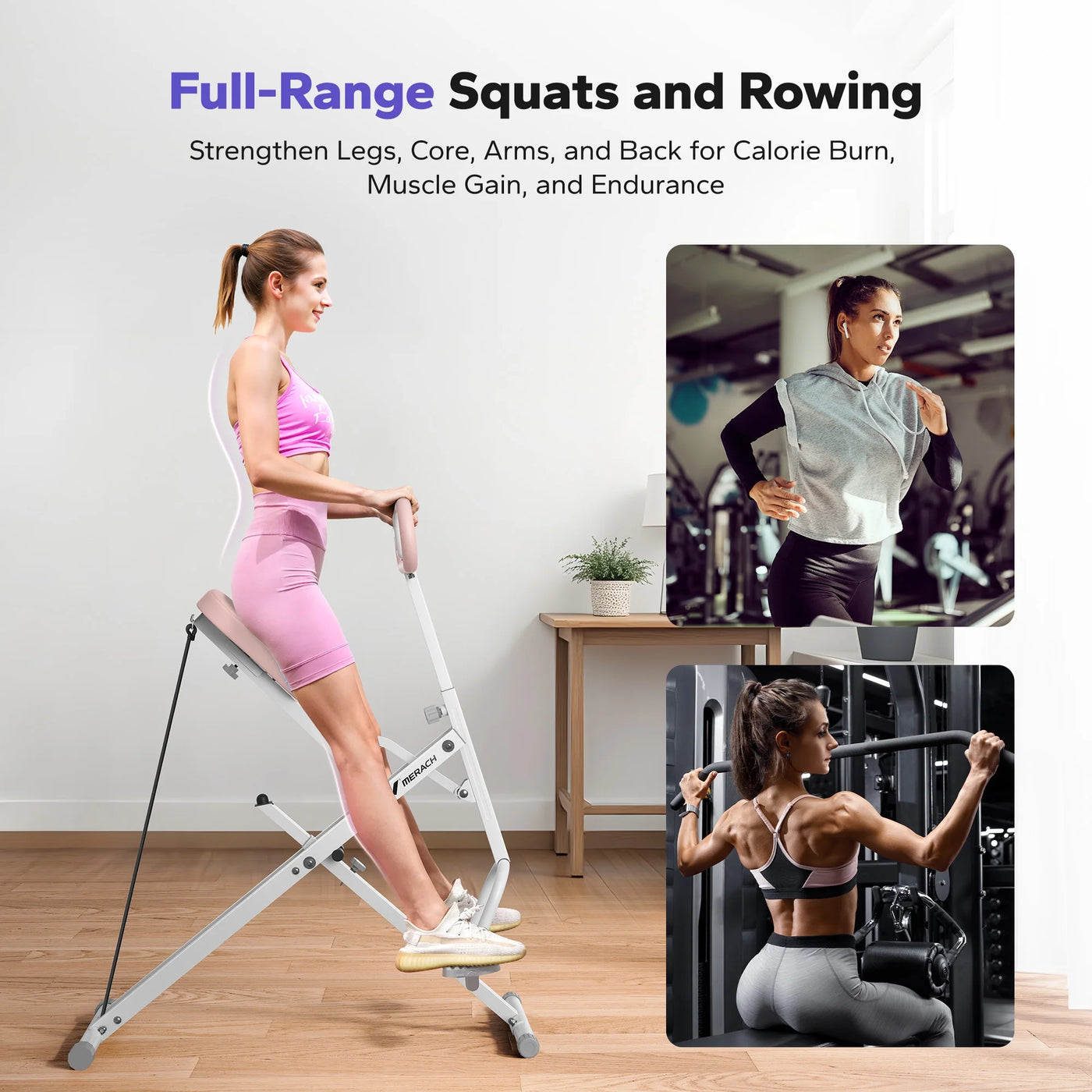 Foldable Squat Trainer