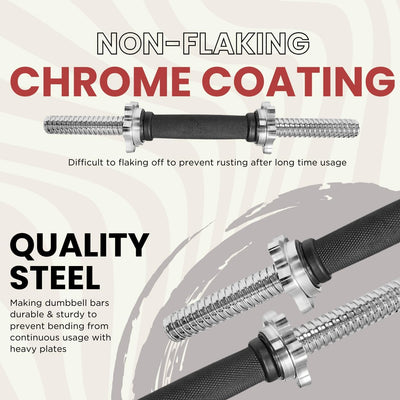 1in Adjustable Dumbbell Handles Pair