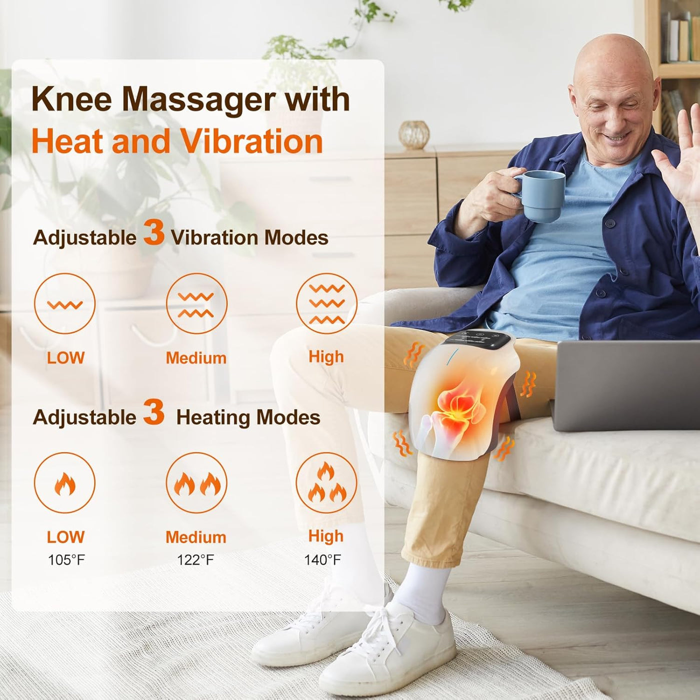 Cordless Knee Massager 