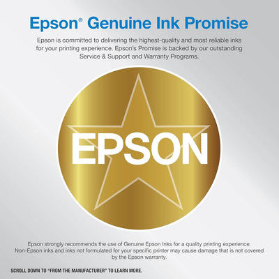Ecotank ET-4800 Wireless All-In-One Cartridge-Free Supertank Printer with Scanner, Copier, Fax, ADF and Ethernet – Ideal-For Your Home Office, White