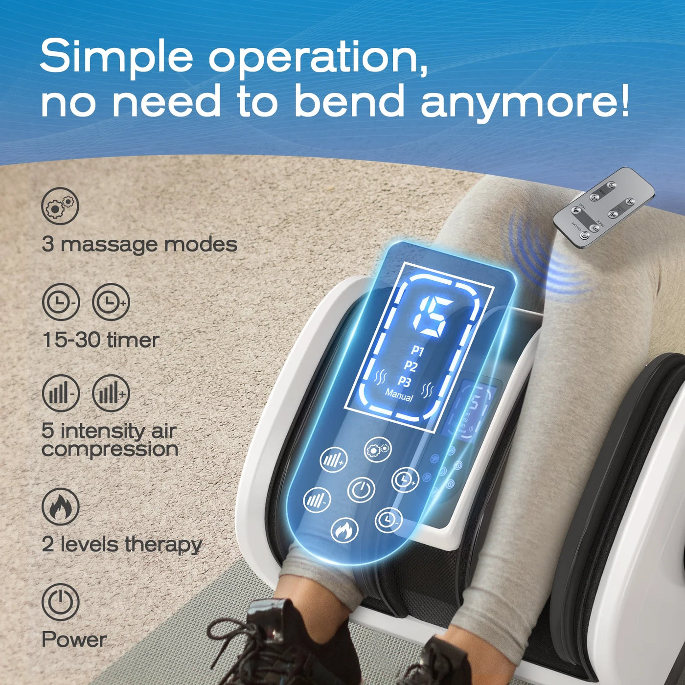 Shiatsu Foot Massager with Heat