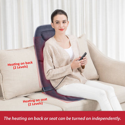 Vibration Back Massager Seat Pad with Heat
