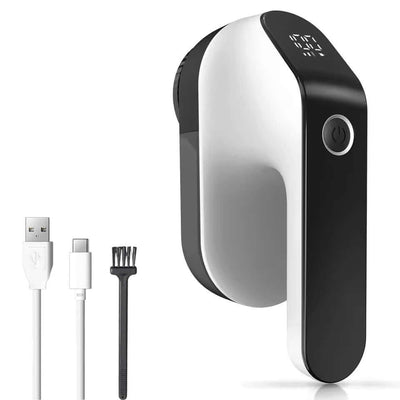 Lint Remover for Clothing LED Digital Electric Pellet Fluff Remover USB Rechargeable Fuzz Fabric Shaver for Clothes Couch