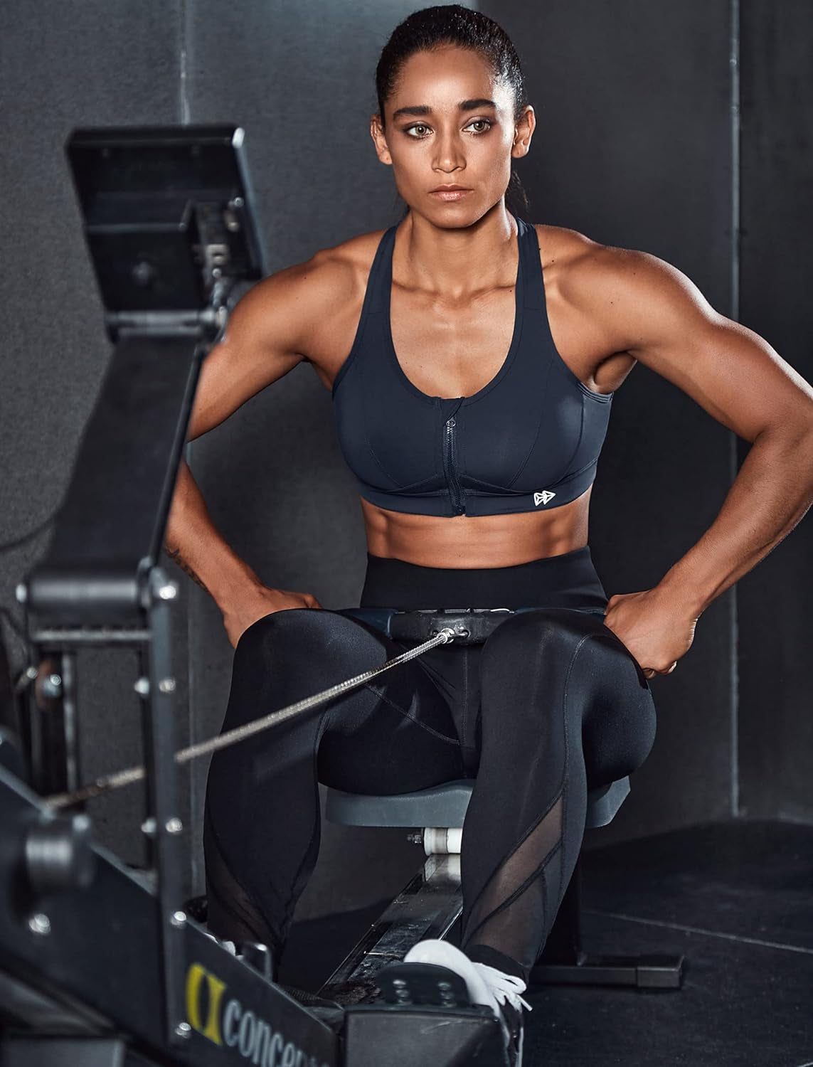 Zip-Front Sports Bra