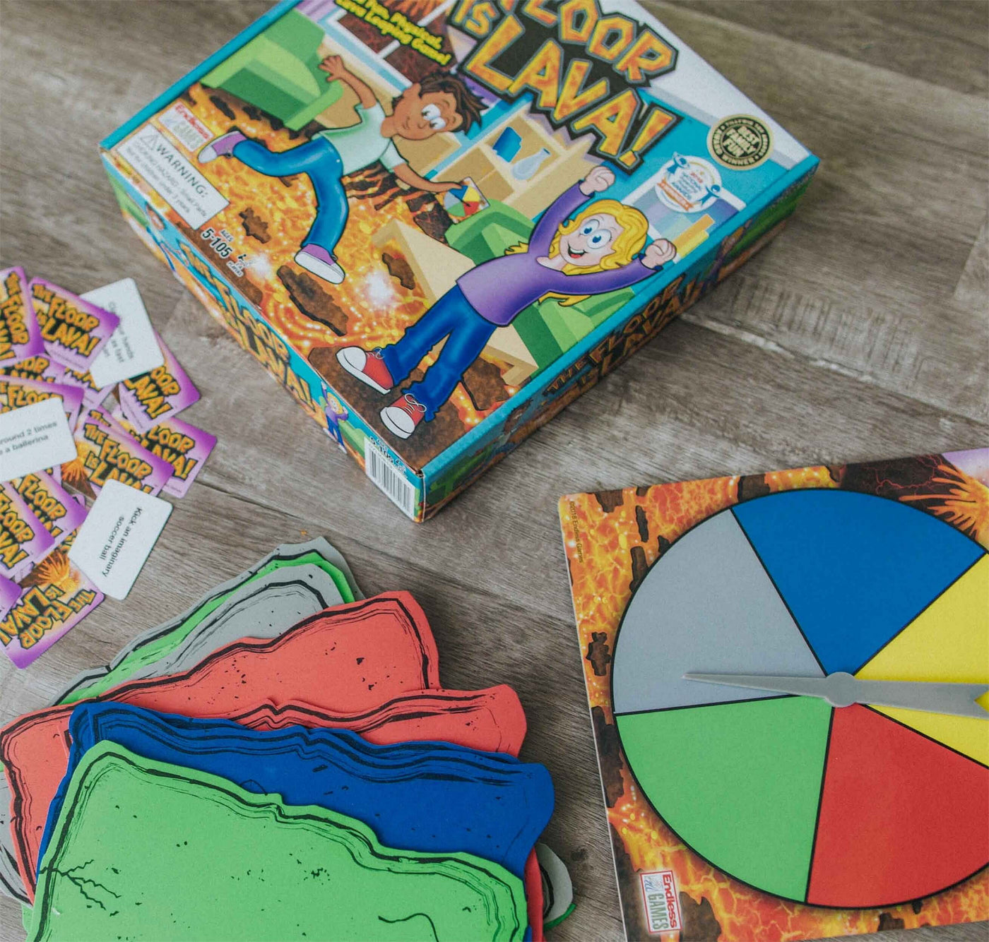 the Floor Is Lava Leaping Game, Recommended for Ages 5+