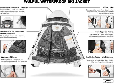Womens Waterproof Ski Jacket