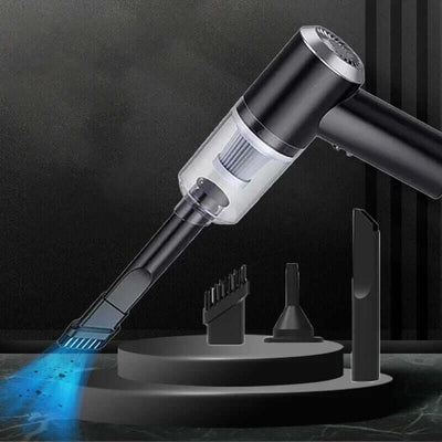 3 in 1 Rechargeable Mini Car Vacuum Cleaner Wireless Handheld Strong Suction Upg