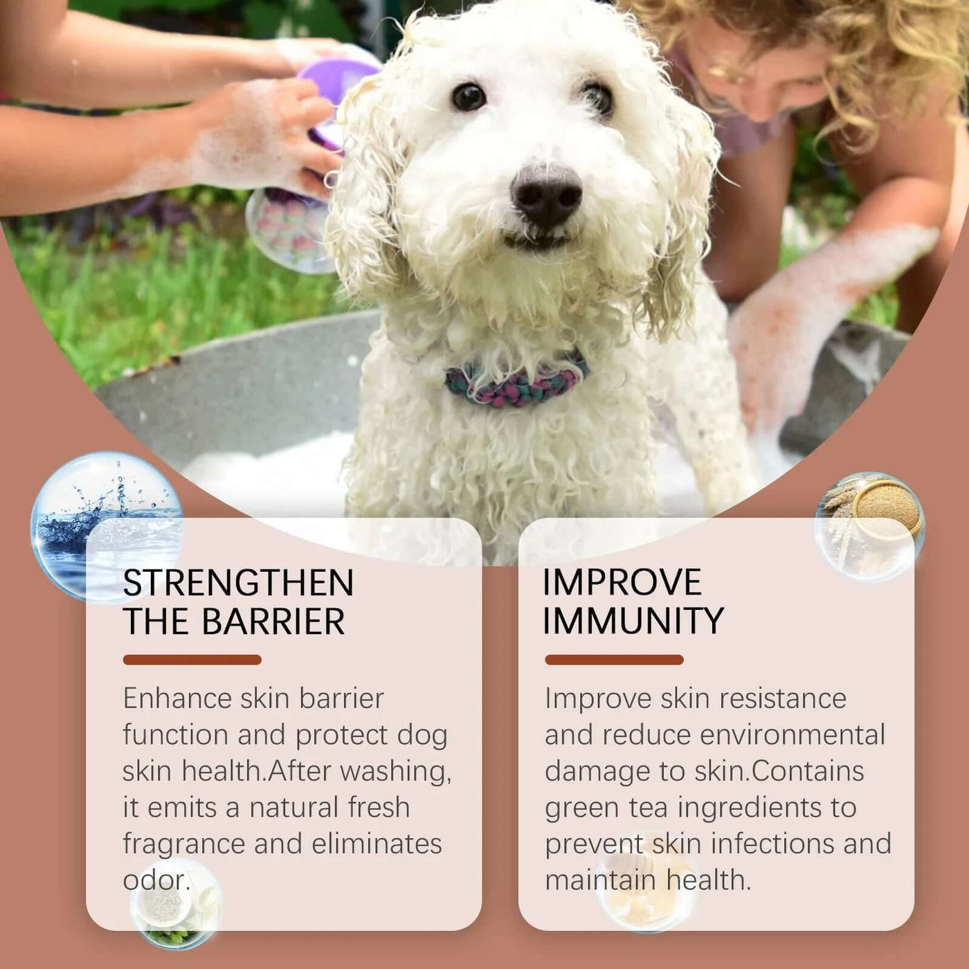 Hypoallergenic Shampoo for Dogs Suitable for All Types of Dogs Gentle and Non Irritating Hypoallergenic Shampoo with No Sulfates